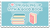 I heart snuggling up with a good book