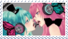 Hatsune Miku and Megurine Luka from the cover of the song Magnet by Minato